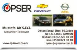 Opser Özel Opel ve Chevrolet Özel Servisi - Samsun